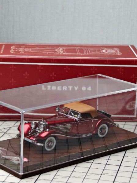 Liberty 64 1/64 Mercedes-Benz 500K (W29) With Acrylic Case