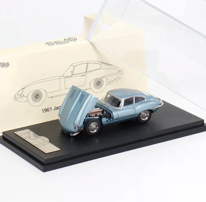 GFCC 1/64 Jaguar E-Type Coupe Limited Edition 375/499 With Acrylic Case