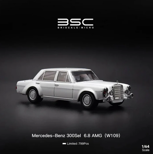 BSC 1/64 Mercedes-Benz 300SEL W109 Limited Edition 116/699 With Acrylic Case