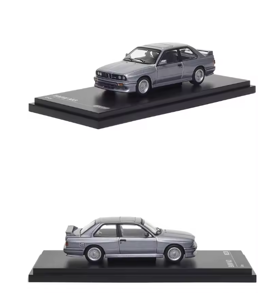 AR Box Almost Real 1/64 BMW M3 (E30) Grey With Acrylic Box