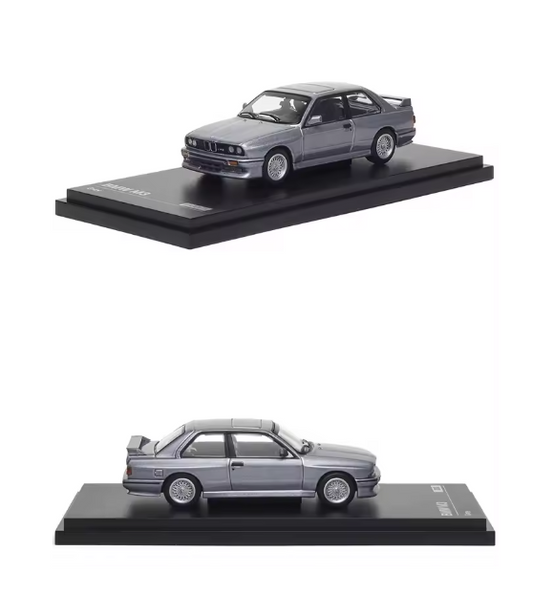 AR Box Almost Real 1/64 BMW M3 (E30) Grey With Acrylic Box