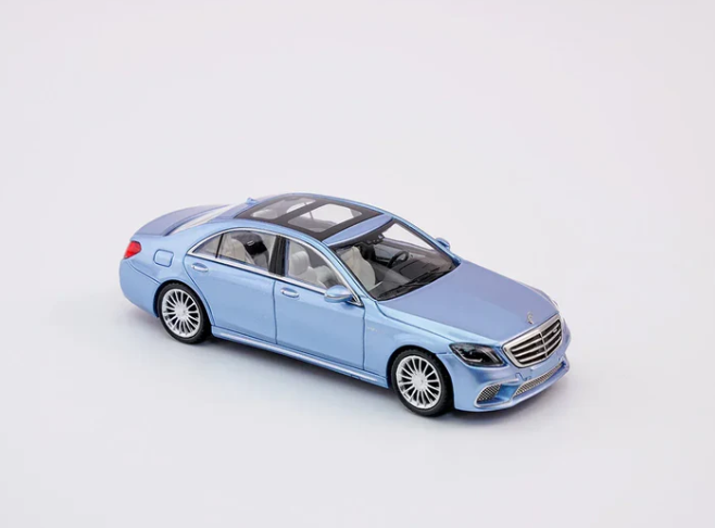 King Model 1/64 Mercedes-Benz S65 AMG W222 Limited Edition 361/999 With Acrylic Case