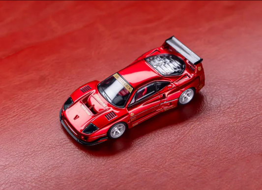 DM Model 1/64 LB-Works Ferrari F40 Limited Edition 1 of 600 Units With Acrylic Case
