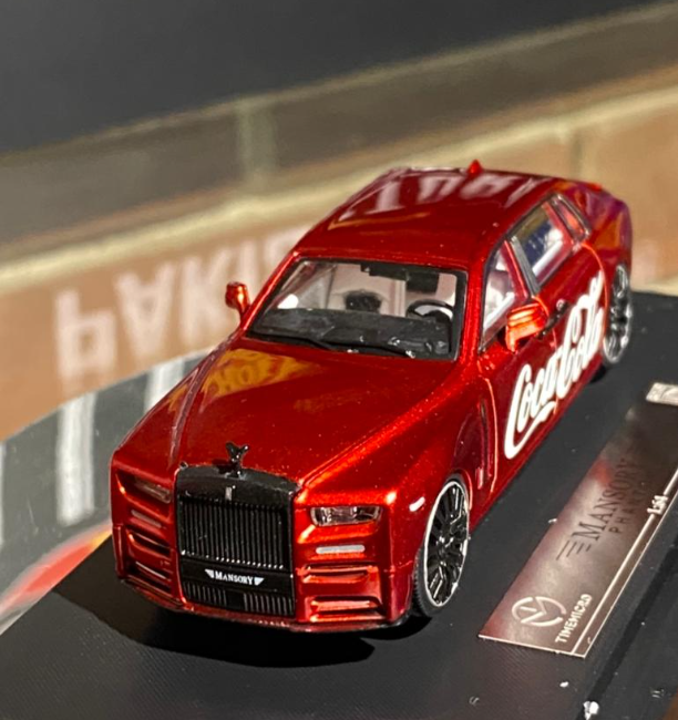 Time Micro 1/64 Rolls Royce Mansory Phantom "Coca-Cola Edition" With Acrylic Case