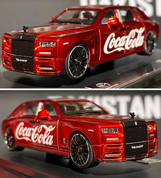 Time Micro 1/64 Rolls Royce Mansory Phantom "Coca-Cola Edition" With Acrylic Case