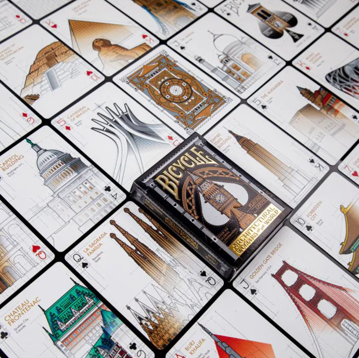 Bicycle Architectural Wonders of the World Playing Cards