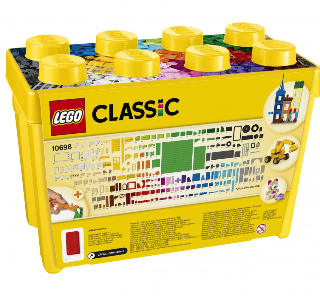 Lego Classic 10698 Bricks Tub