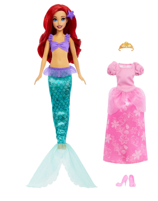 Barbie Disney Princess Mermaid To Princess Ariel