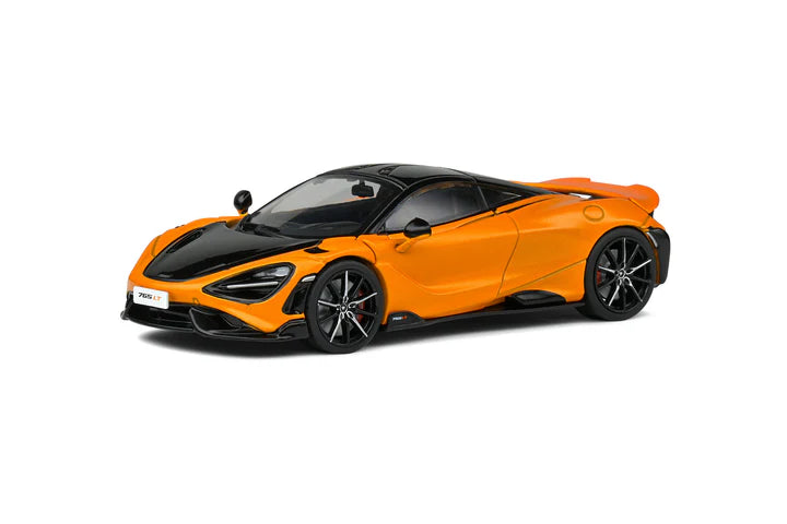 Solido 1:43 McLaren 765LT V8-Biturbo Papaya Spark With Acrylic Case