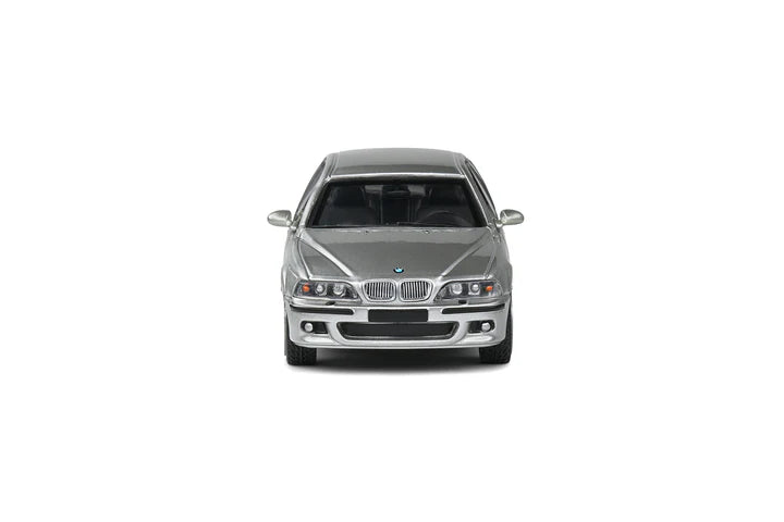 Solido 1:43 BMW E39 M5 2003 5.0 V8 32V Titanium Silver With Acrylic Case