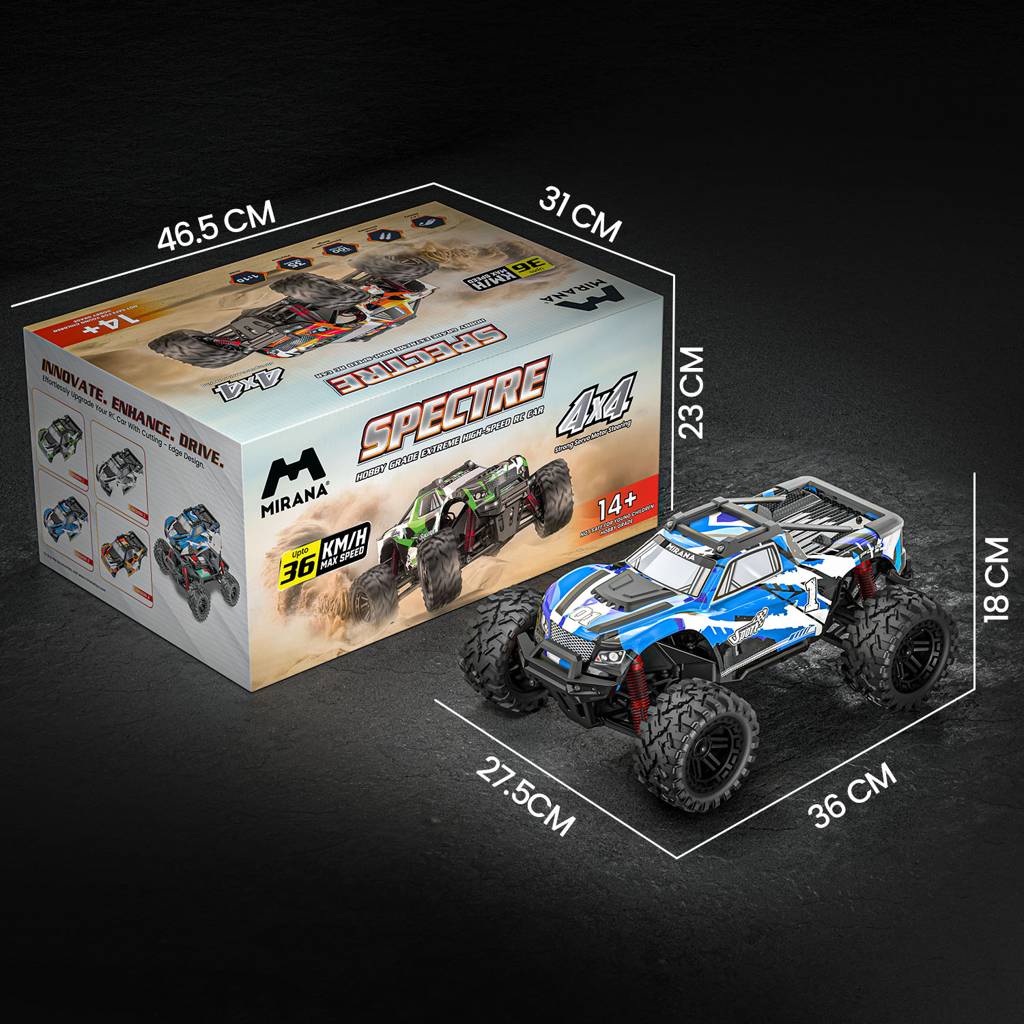 Mirana Spectre 4X4 R/C Differential Drive Hobby Grade High Speed Adventure Truck
