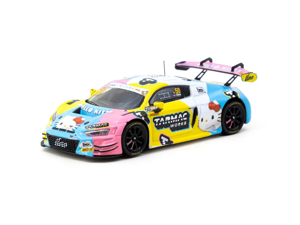 Tarmac Works 1/64 Audi R8 LMS GT3 Evo II "Hello Kitty 50th Anniversary"