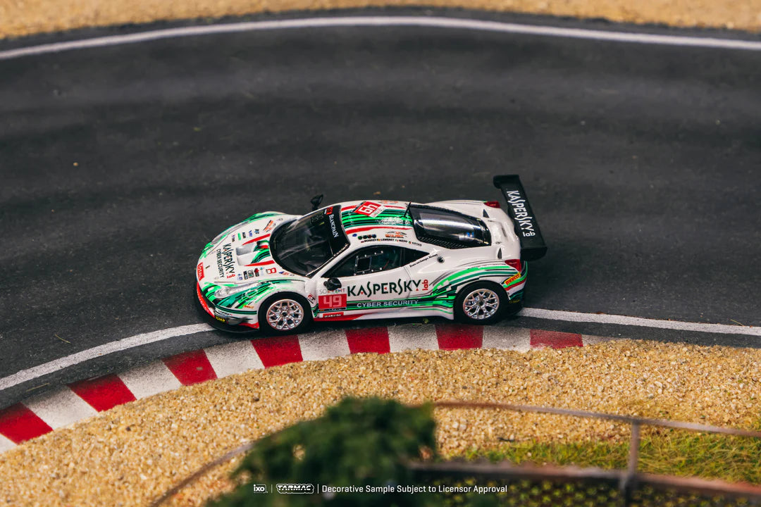 Tarmac Works 1/64 Ferrari 458 Italia GT3 24h Of Spa 2016 With Acrylic Case