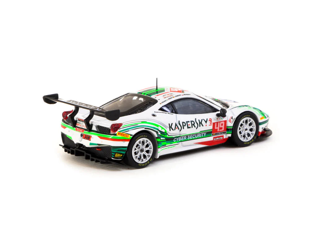 Tarmac Works 1/64 Ferrari 458 Italia GT3 24h Of Spa 2016 With Acrylic Case