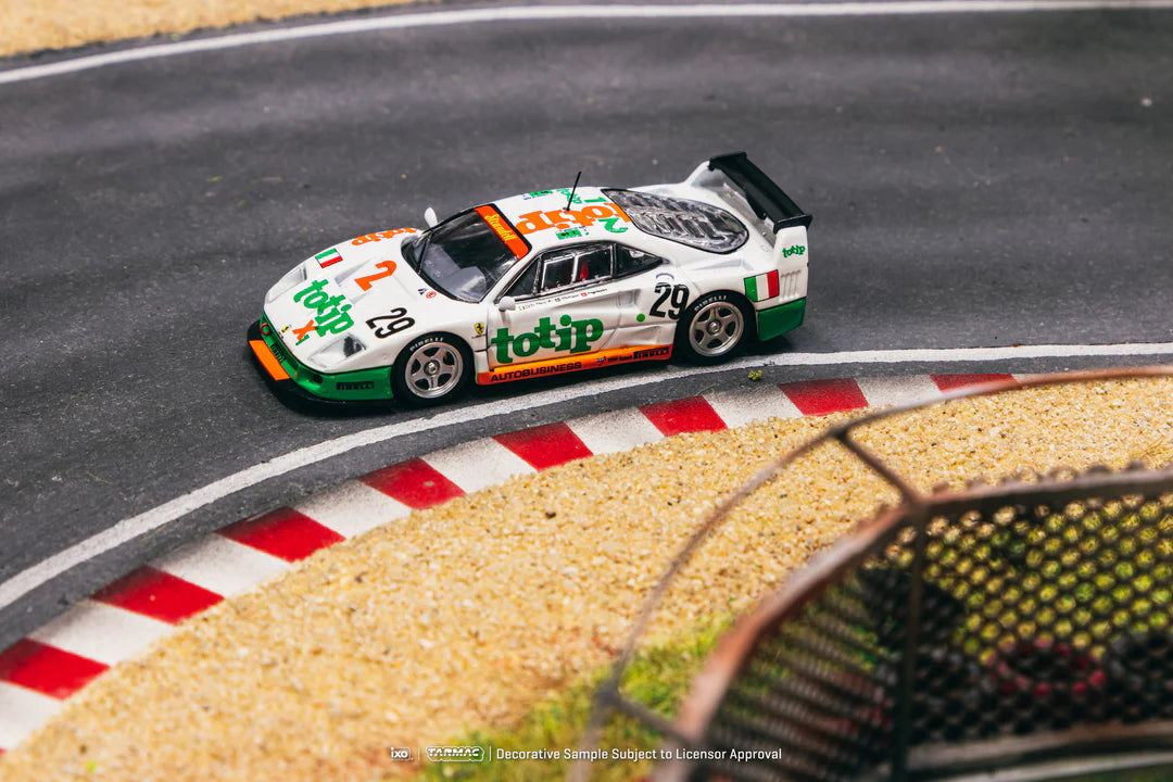 Tarmac Works 1/64 Ferrari F40 LM 24h Of Le Mans 1994 With Acrylic Case