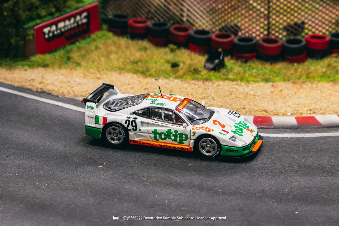 Tarmac Works 1/64 Ferrari F40 LM 24h Of Le Mans 1994 With Acrylic Case