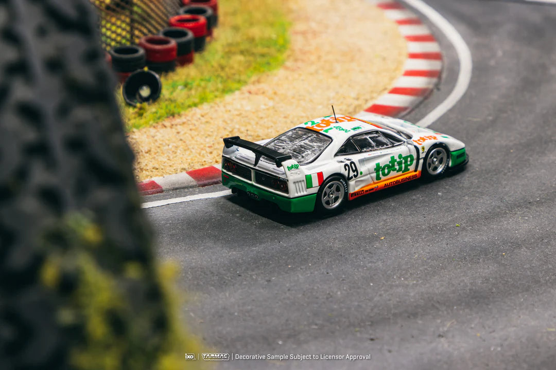 Tarmac Works 1/64 Ferrari F40 LM 24h Of Le Mans 1994 With Acrylic Case