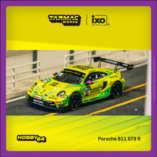 Tarmac 1/64 Porsche 911 GT3 R DTM Championship 2023 With Acrylic Case