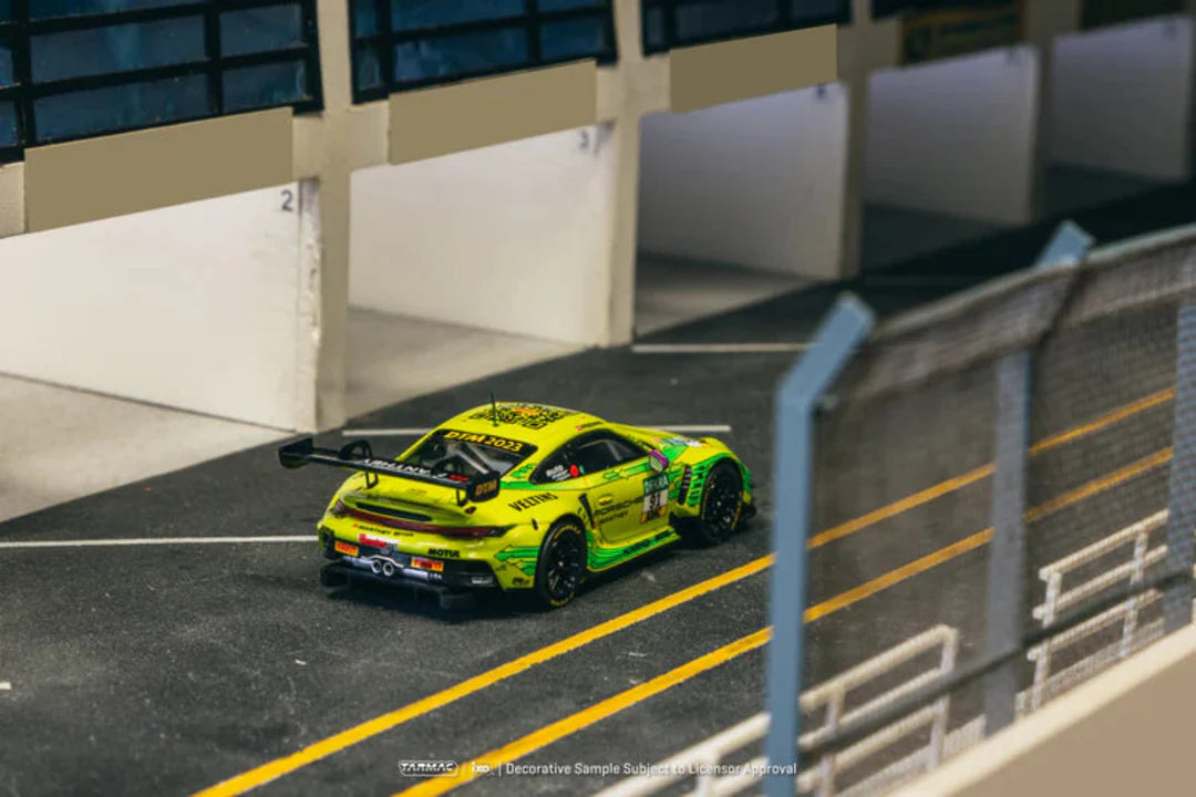 Tarmac 1/64 Porsche 911 GT3 R DTM Championship 2023 With Acrylic Case