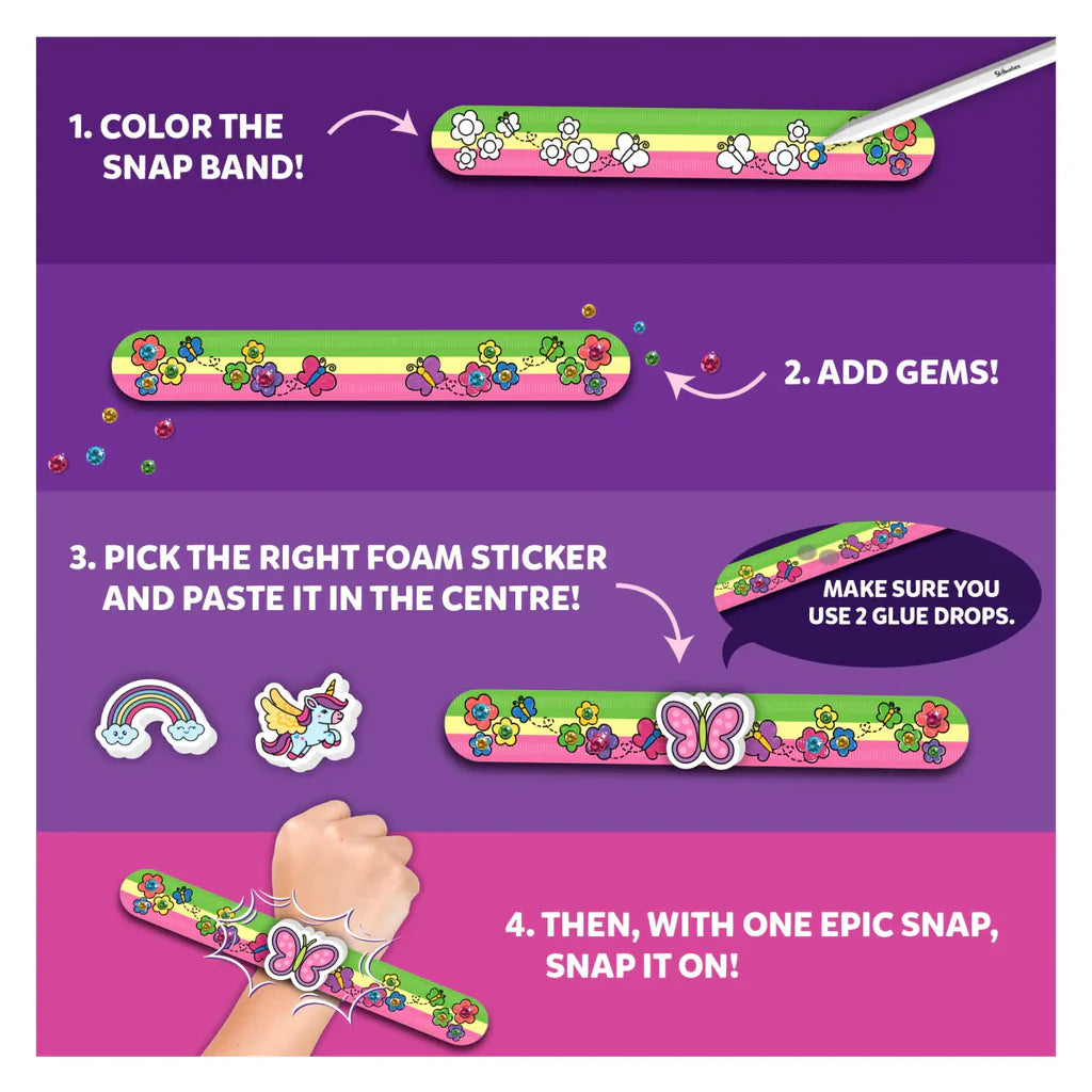Skillmatics Snap Bandz Unicorn & Princesses