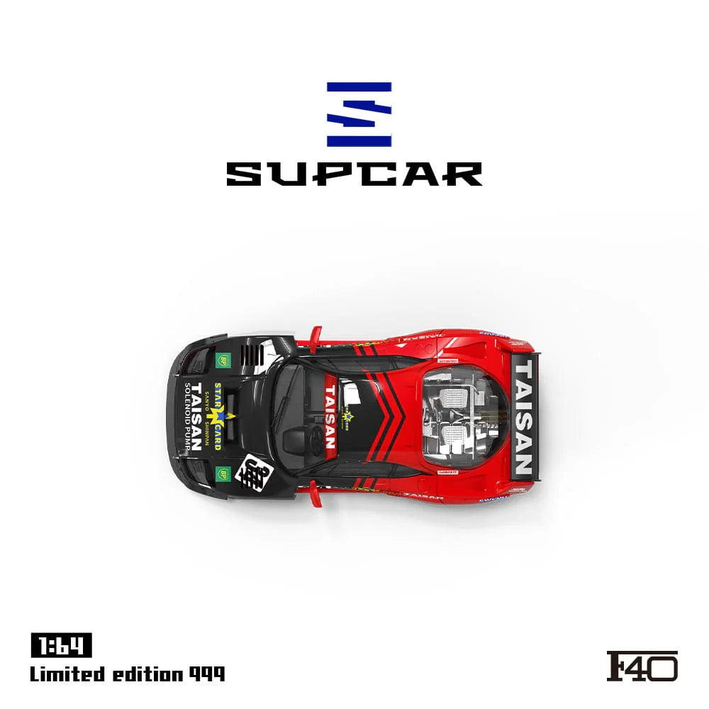 SupCar 1/64 Ferrari F40 Taisan #34 Limited Edition 206/999