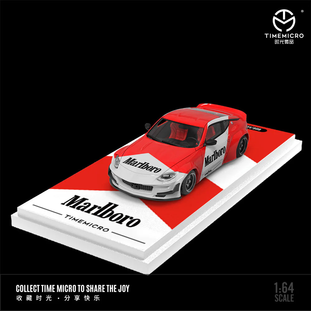 Time Micro 1/64 Nissan 400Z "Marlboro Edition" Limited Edition 021/999 With Acrylic Case