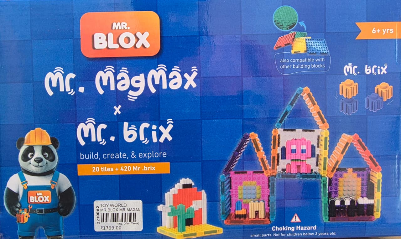 Mr. Magmax X Mr. Brix - 20 Tiles + 420 Brix