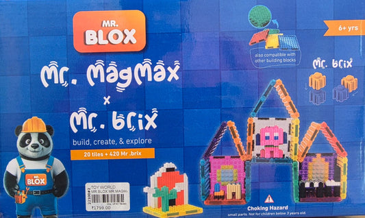 Mr. Magmax X Mr. Brix - 20 Tiles + 420 Brix