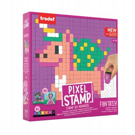 Trodat Pixel Stamp Paint By Numbers - Fantasy