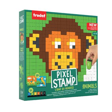 Trodat Pixel Stamp Stamp By Numbers  - Animals