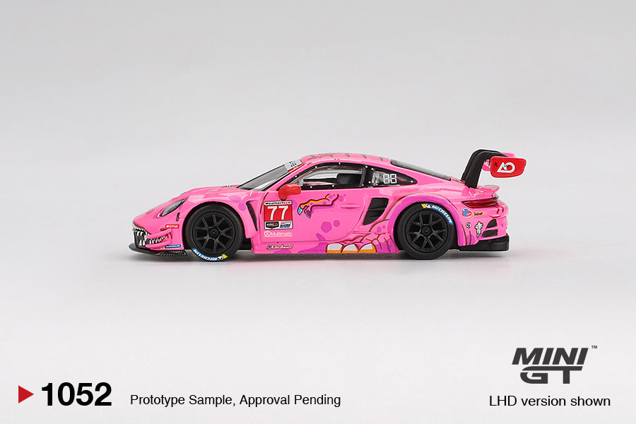 Mini GT Porsche 911 GT3 R #77 2024 IMSA Road America AO Racing