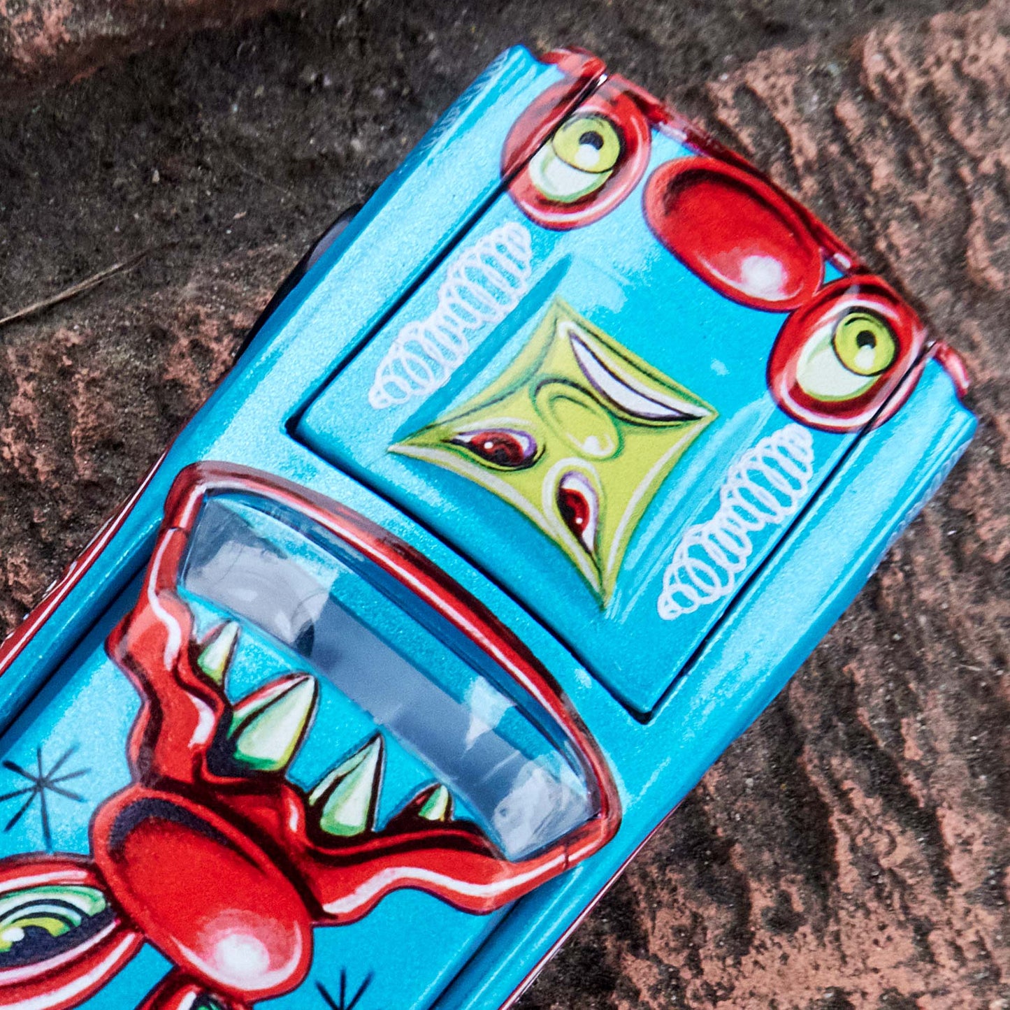Hot Wheels X Kenny Scharf Custom T-Bird With Acrylic Case