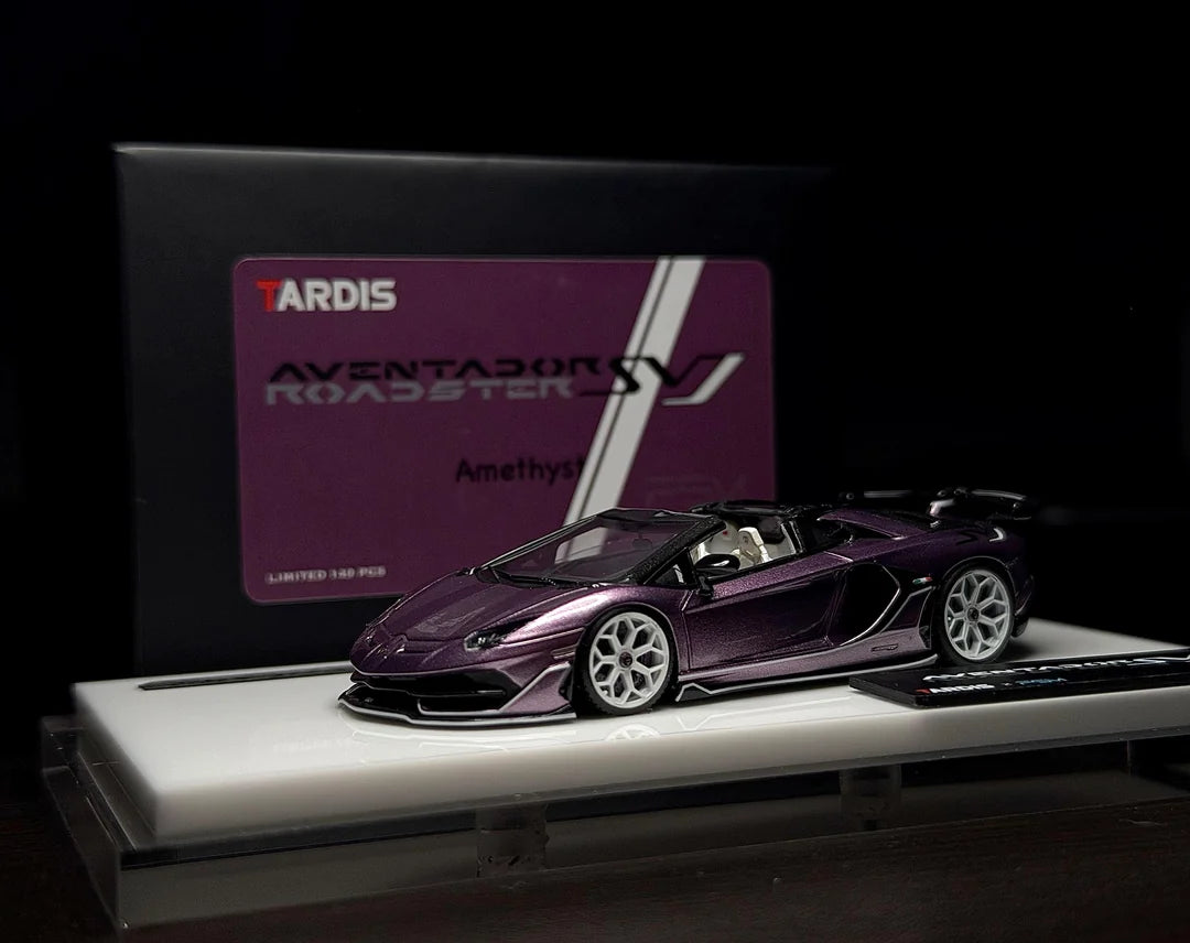 Tardis 1/64 Resin Lamborghini Aventador Roadster SVJ Limited Tardis 1/64 Resin Lamborghini Aventador Roadster SVJ Limited