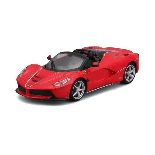 Bburago Signature Series 1/43 Scale Ferrari LaFerrari Aperta Diecast Car Model for 14+ Years (Red)