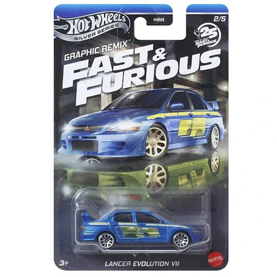 Hot Wheels Graphic Remix Fast And Furious Set Of 5 [ Import ]
