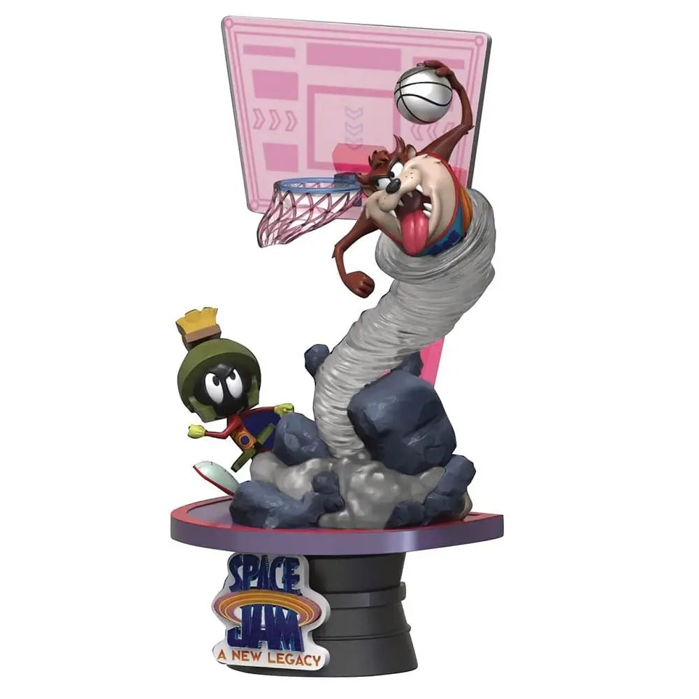 Beast Kingdom DS-070 Warner Bros. Space Jam A New Legacy: Tasmanian Devil & Marvin The Martian Diorama Stage D-Stage Figure Statue