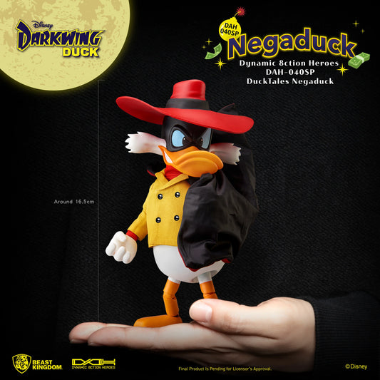 Beast Kingdom DAH-040SP Disney Ducktales Negaduck Action Figure for Collectors (Height 16.5 cms)