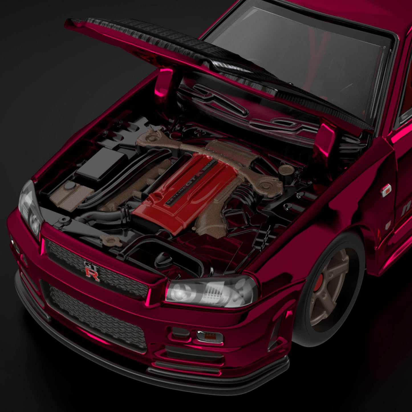 Hot Wheels Red Line Club Exclusive sELECTIONs Nissan Skyline GT-R (BNR34) Blister Pack