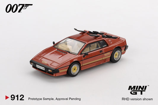 Mini GT Lotus Esprit Turbo " For Your Eyes Only " 007 James Bond Edition Blister Pack