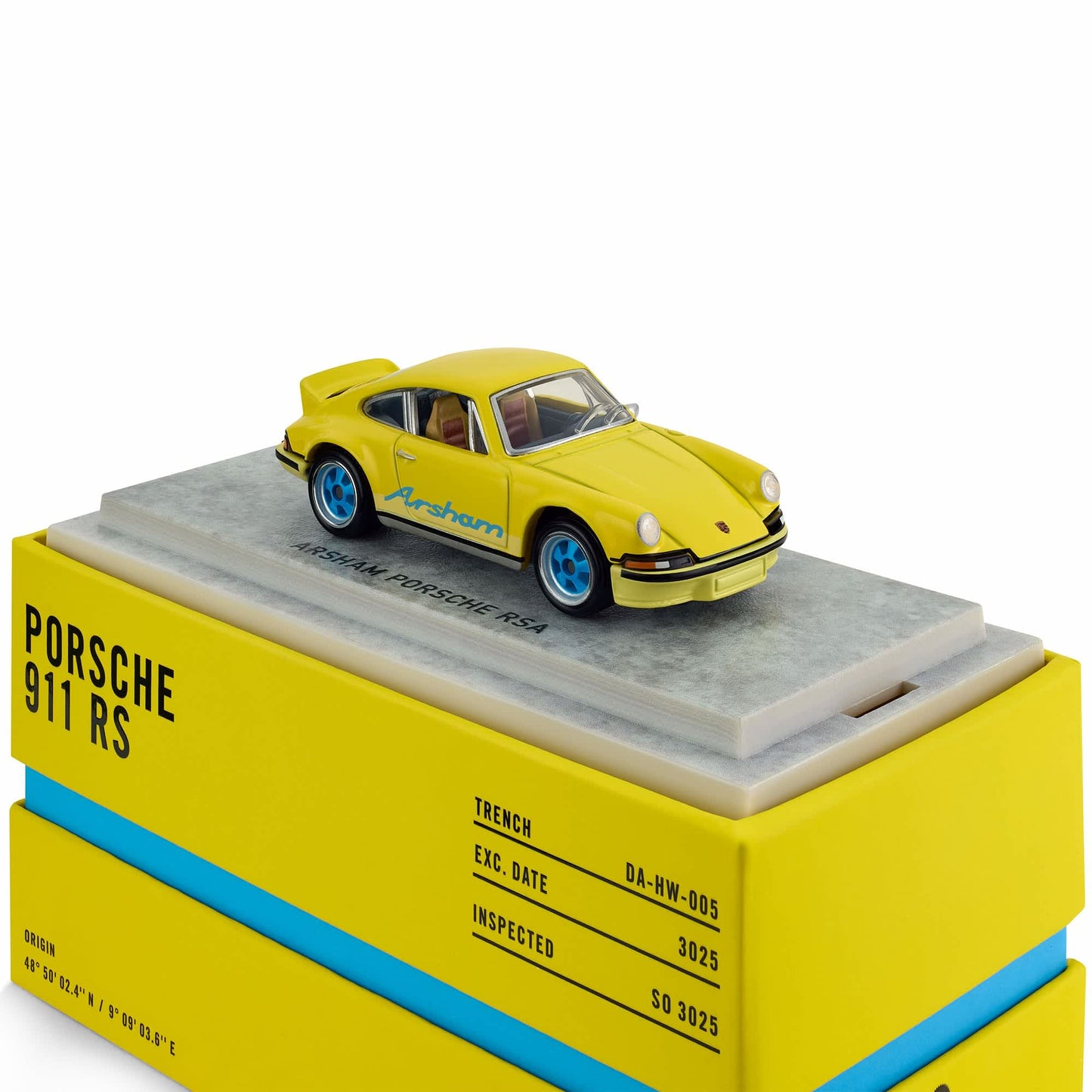 Hot Wheels X Daniel Arsham 1973 Porsche 911 RSA With Acrylic Case