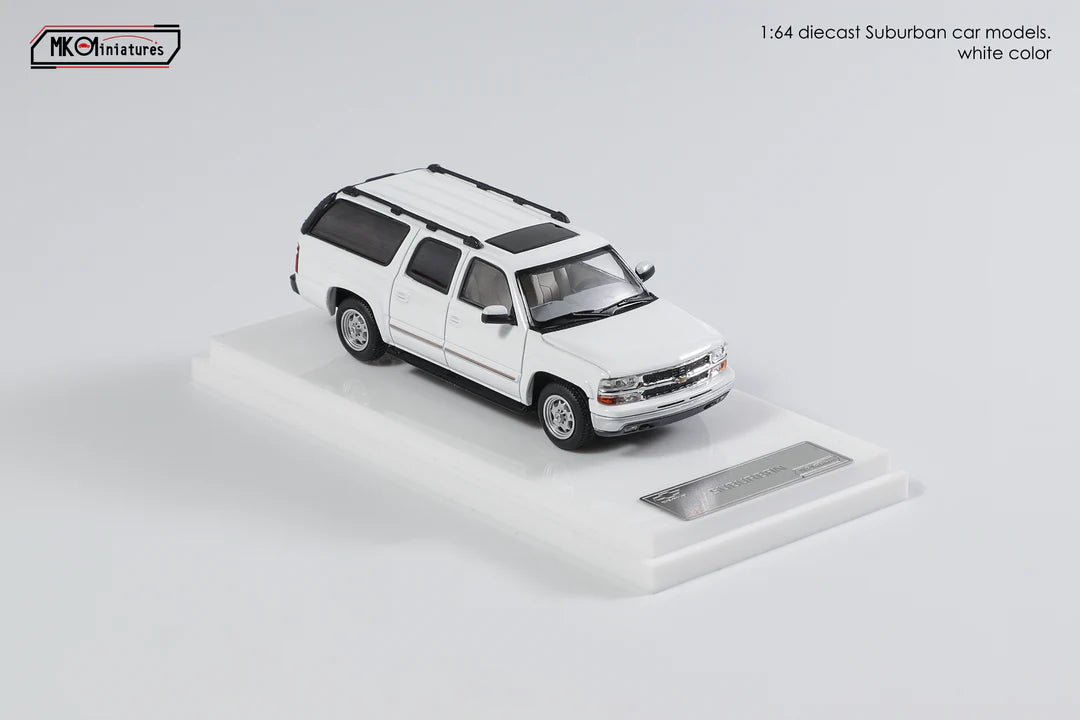 MK Miniatures 1/64 Chevrolet Suburban With Acrylic Case & Polishing Cloth