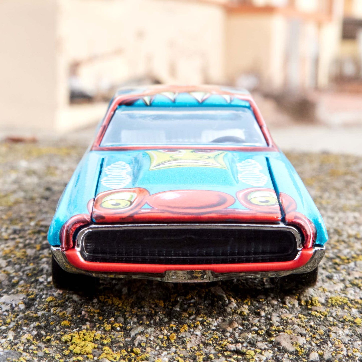Hot Wheels X Kenny Scharf Custom T-Bird With Acrylic Case