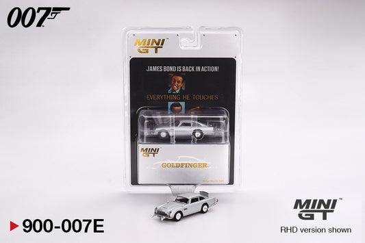 Mini GT Aston Martin DB5 "Goldfinger" 007 James Bond Edition Blister Pack