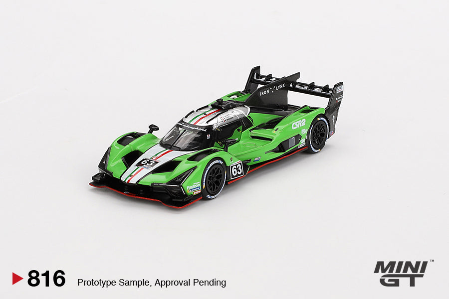 Mini GT Lamborghini SC63 #63 2024 IMSA Sebring 12 Hrs Iron Lynx
