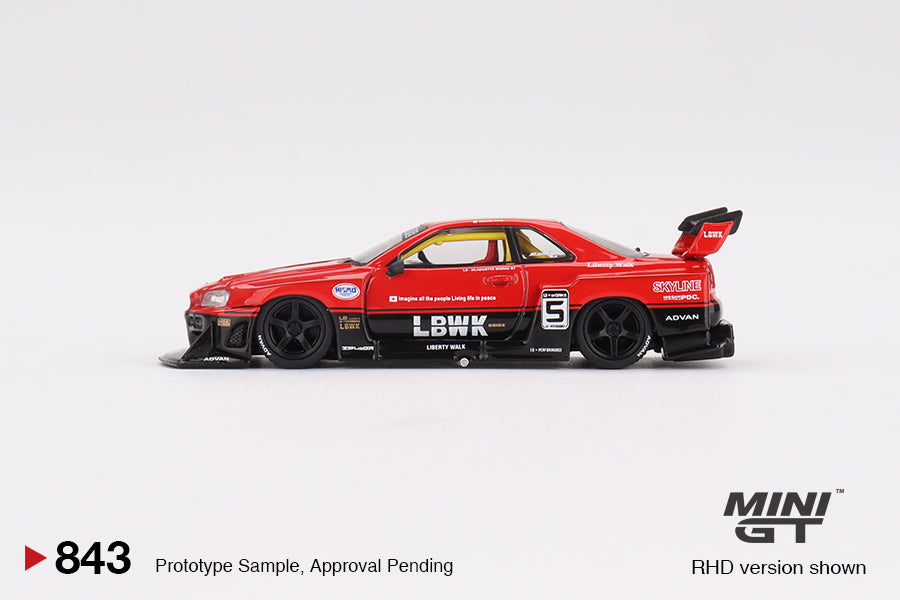 Mini GT Nissan LB-ER34 Super Sihouette Skyline