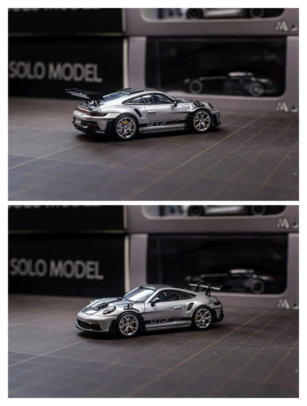 MJ Model 1/64 Porsche 911 GT3 RS Limited Edition 014/499 With Acrylic Case