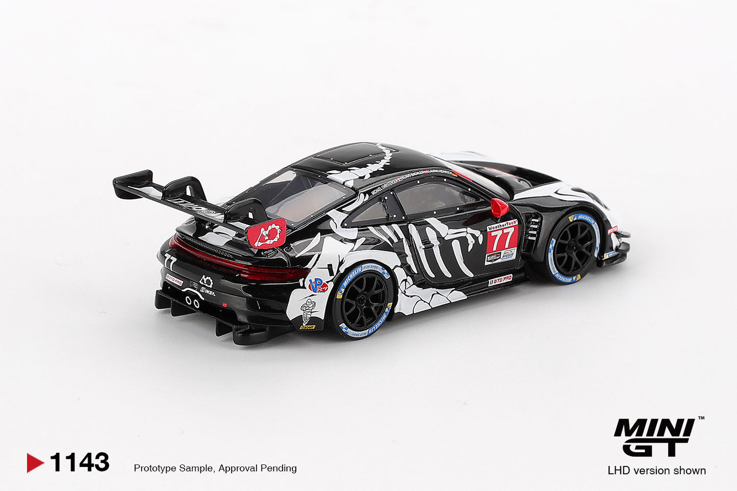 Mini GT Porsche 911 GT3 R #77 2025 IMSA Petit Le Mans AO Racing