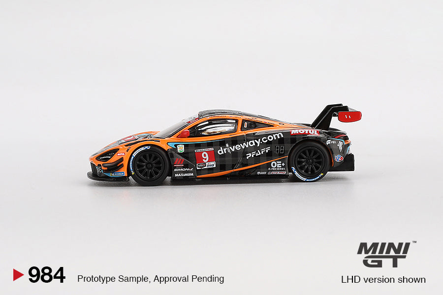 Mini GT McLaren 720S GT3 EVO 2024 IMSA Daytona 24Hrs Pfaff Motorsports