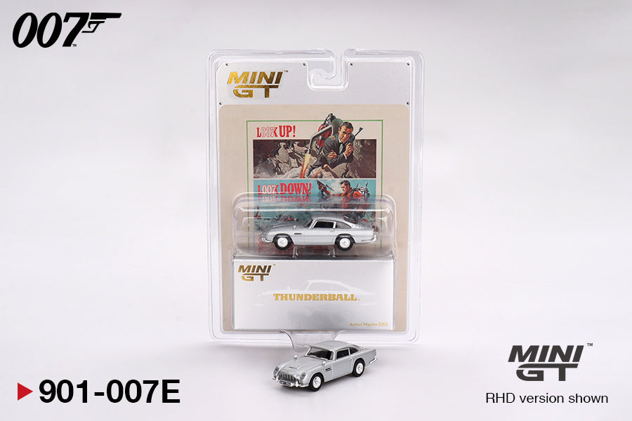 Mini GT Aston Martin DB5 "Thunderball" 007 James Bond Edition Blister Pack