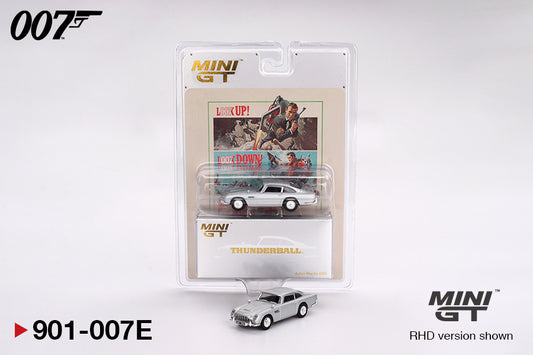 Mini GT Aston Martin DB5 "Thunderball" 007 James Bond Edition Blister Pack